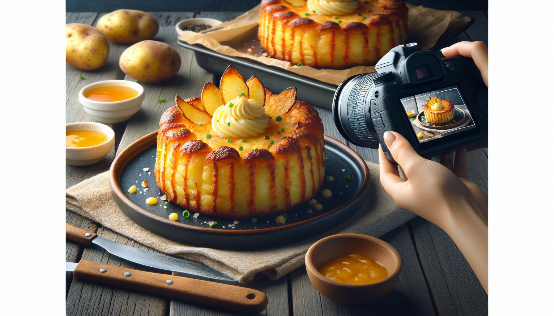 torta di patate al forno